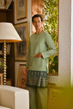 Pahlawan Smart Fit Baju Melayu Teluk Belanga - Pistachio