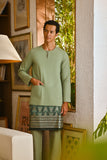Pahlawan Smart Fit Baju Melayu Teluk Belanga - Pistachio