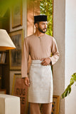 Pahlawan Smart Fit Baju Melayu Teluk Belanga - Mahogany Rose