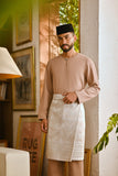 Pahlawan Smart Fit Baju Melayu Teluk Belanga - Mahogany Rose