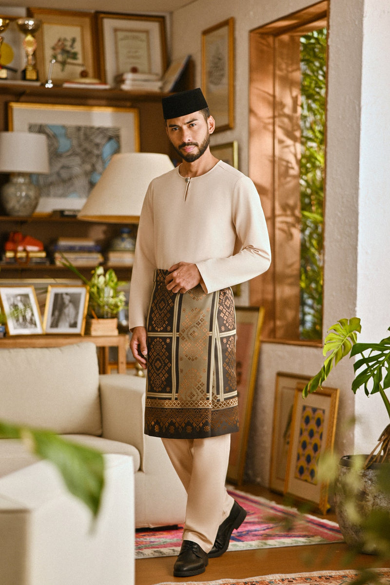 Pahlawan Smart Fit Baju Melayu Teluk Belanga - Shifting Sand