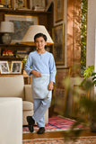 Pahlawan Smart Fit Kids Baju Melayu Teluk Belanga - Powder Blue