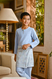 Pahlawan Smart Fit Kids Baju Melayu Teluk Belanga - Powder Blue