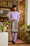 Pahlawan Smart Fit Baju Melayu Teluk Belanga - Pastel Lilac