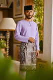 Pahlawan Smart Fit Baju Melayu Teluk Belanga - Pastel Lilac