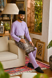 Pahlawan Smart Fit Baju Melayu Teluk Belanga - Pastel Lilac