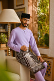 Pahlawan Smart Fit Baju Melayu Teluk Belanga - Pastel Lilac