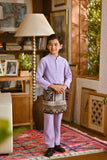 Pahlawan Bespoke Fit Kids Baju Melayu Cekak Musang - Pastel Lilac