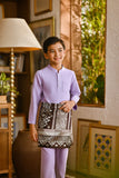 Pahlawan Bespoke Fit Kids Baju Melayu Cekak Musang - Pastel Lilac