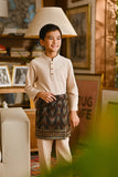 Pahlawan Bespoke Fit Kids Baju Melayu Cekak Musang - Shifting Sand