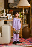 Pahlawan Smart Fit Kids Baju Melayu Teluk Belanga - Pastel Lilac