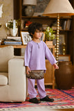 Pahlawan Smart Fit Kids Baju Melayu Teluk Belanga - Pastel Lilac