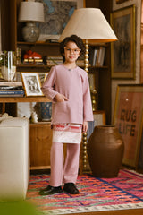 Pahlawan Smart Fit Kids Baju Melayu Teluk Belanga - Fragrant Lilac