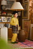 Pahlawan Bespoke Fit Kids Baju Melayu Cekak Musang - Misted Yellow