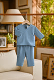 Pahlawan Smart Fit Babies Baju Melayu Teluk Belanga - Artic Blue