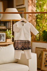 Pahlawan Smart Fit Babies Baju Melayu Teluk Belanga - Nude