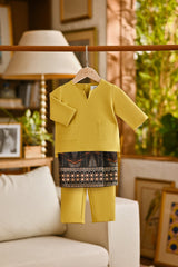 Pahlawan Smart Fit Babies Baju Melayu Teluk Belanga - Misted Yellow