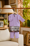 Pahlawan Smart Fit Babies Baju Melayu Teluk Belanga - Pastel Lilac