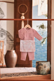 Baju Melayu Babies Luxury Bespoke Fit - Mauve Pink