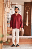 Kurta Everyday Smart Fit - Dark Burgundy