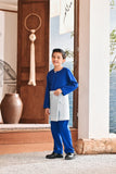 Baju Melayu Kids Teluk Belanga Modern Smart Fit - True Blue