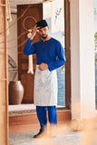 Baju Melayu Teluk Belanga Modern Smart Fit - True Blue