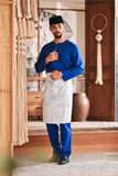 Baju Melayu Teluk Belanga Modern Smart Fit - True Blue