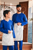 Baju Melayu Kids Teluk Belanga Modern Smart Fit - True Blue