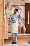 Baju Melayu Teluk Belanga Modern Smart Fit - Dusty Blue