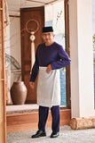 Baju Melayu Teluk Belanga Modern Smart Fit - Mullberry Purple