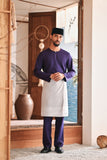 Baju Melayu Teluk Belanga Modern Smart Fit - Mullberry Purple