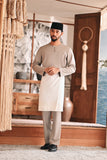 Baju Melayu Teluk Belanga Modern Smart Fit - Champagne Beige