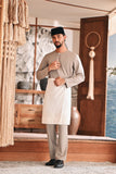 Baju Melayu Teluk Belanga Modern Smart Fit - Champagne Beige