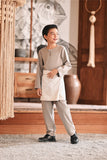 Baju Melayu Kids Teluk Belanga Modern Smart Fit - Champagne Beige