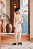 Baju Melayu Kids Luxury Bespoke Fit - Shifting Sand