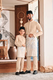 Baju Melayu Luxury Bespoke Fit - Shifting Sand