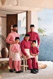 Baju Melayu Kids Luxury Bespoke Fit - Magenta