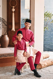 Baju Melayu Luxury Bespoke Fit - Magenta