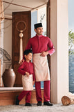 Baju Melayu Luxury Bespoke Fit - Magenta