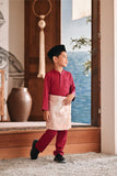 Baju Melayu Kids Luxury Bespoke Fit - Magenta