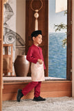 Baju Melayu Kids Luxury Bespoke Fit - Magenta