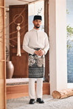 Baju Melayu Luxury Bespoke Fit - Moonbeam