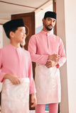 Baju Melayu Luxury Bespoke Fit - Peony Pink