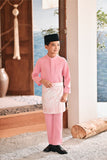 Baju Melayu Kids Luxury Bespoke Fit - Peony Pink