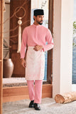 Baju Melayu Luxury Bespoke Fit - Peony Pink