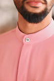 Baju Melayu Luxury Bespoke Fit - Peony Pink