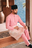 Baju Melayu Luxury Bespoke Fit - Peony Pink