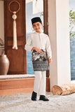 Baju Melayu Kids Luxury Bespoke Fit - Moonbeam