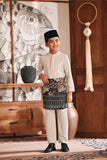 Baju Melayu Kids Luxury Bespoke Fit - Moonbeam