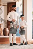 Baju Melayu Kids Luxury Bespoke Fit - Moonbeam